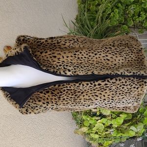 Leopard & black vest